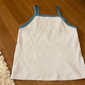Light and dark blue tank top